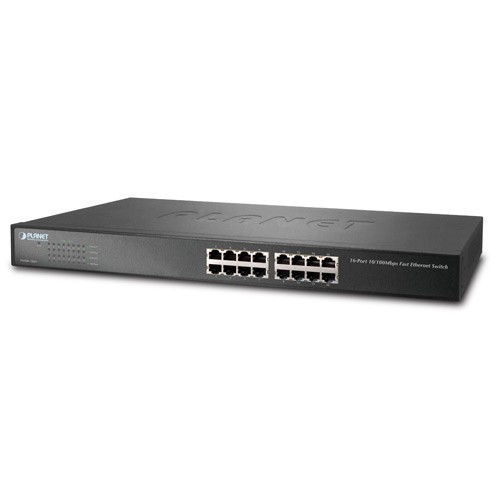 switch planet FNSW-1601 16-Port 10/100BASE-TX Fast Ethernet Switch - bộ chia mạng - switch planet 16-port-switch 16 cổng