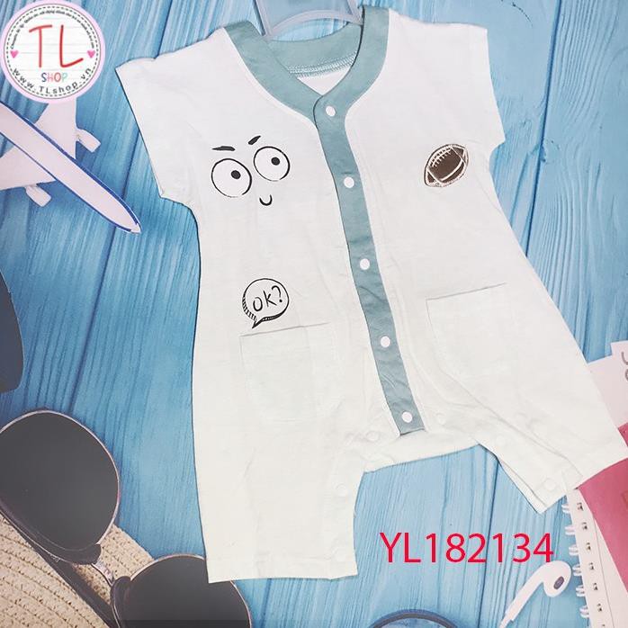Thời trang trẻ em - Bodysuit thun cho bé bóng bầu dục - Quần áo bé trai - Bộ bé trai - Quần áo bé gái - Bộ bé gái