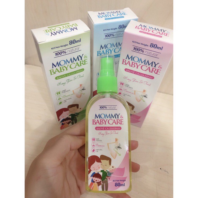 Xịt chống muỗi MOMMY&BABY CARE 80ml -  [ Quầy Thuốc bảo Lâm ] -[Chính Hãng]