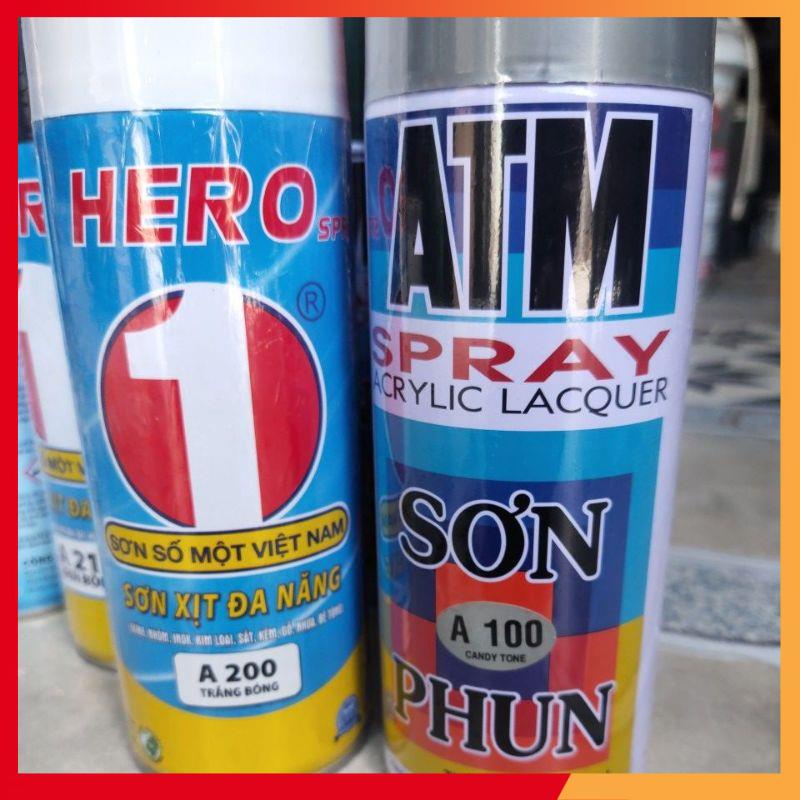 Sơn Xịt Kẽm Cao Cấp HERO và ATM