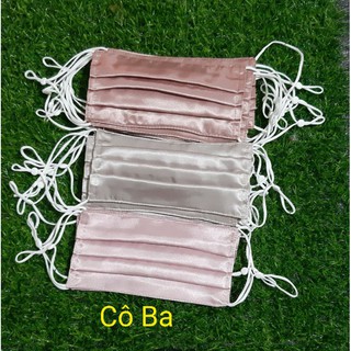 khẩu trang vải phi lụa