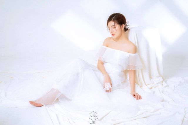 Đầm maxi dạ hội trễ vai bèo cực xinh- Hình thật SP 100% | BigBuy360 - bigbuy360.vn