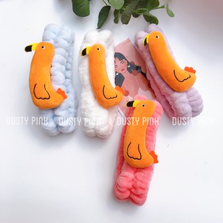 Băng đô tóc thiết kế hình gà con dễ thương băng đô rửa mặt cute