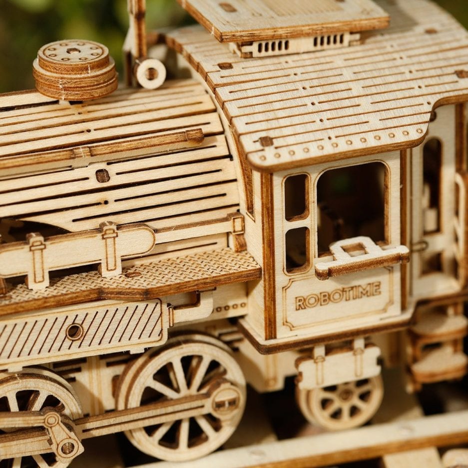 Mô Hình Gỗ 3D Lắp Ráp ROBOTIME Xe Lửa Prime Steam Express MC501