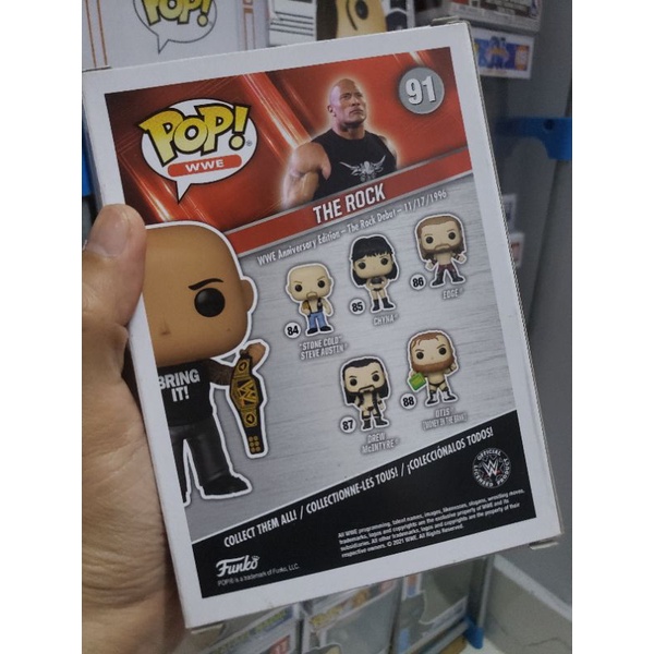 Mô hình Funko pop The Rock 25th anniversary