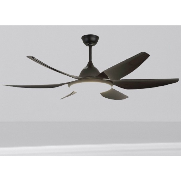 Quạt trần đèn SuperVilighting mã: S118, Động cơ Đồng DC70W Lõi Đồng Sải cánh 1,46m số cánh 06, Bảo hành động cơ 48 tháng