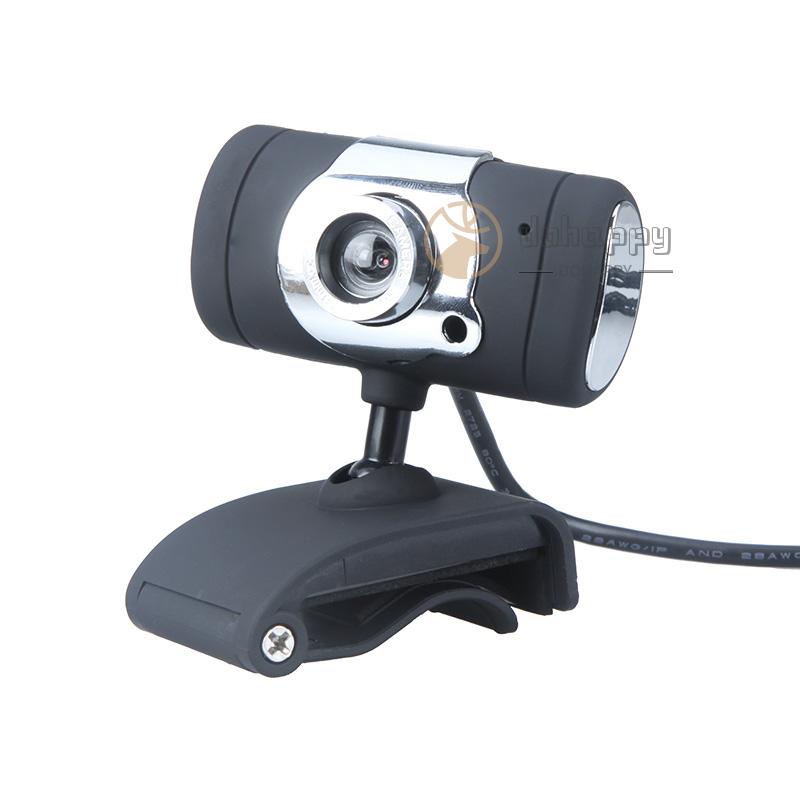 Webcam Usb 2.0 0.3 Million Pixels Hd Tích Hợp Micro Cho Máy Tính / Laptop Đen