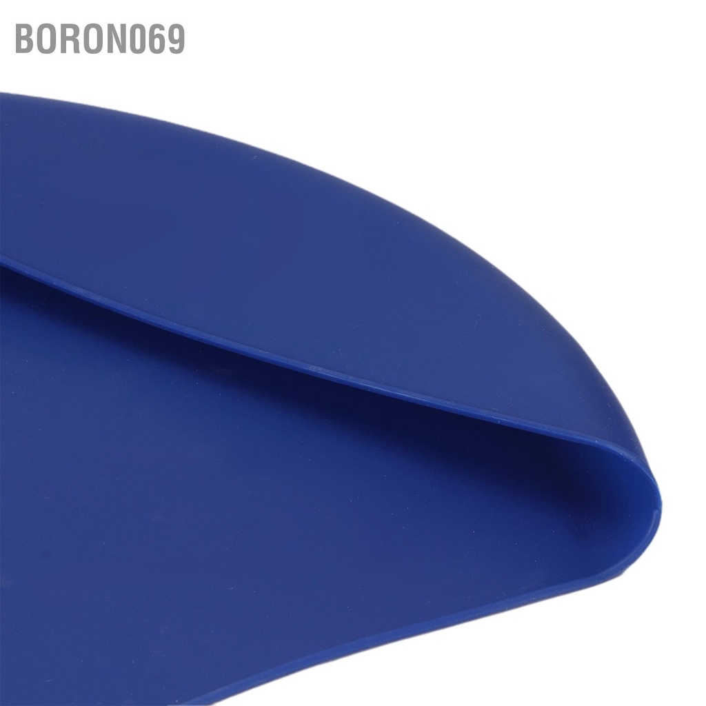 Boron069 Yếm dành cho người lớn Di động có thể điều chỉnh Bữa ăn bằng silicon Bảo vệ quần áo già khuyết tật
