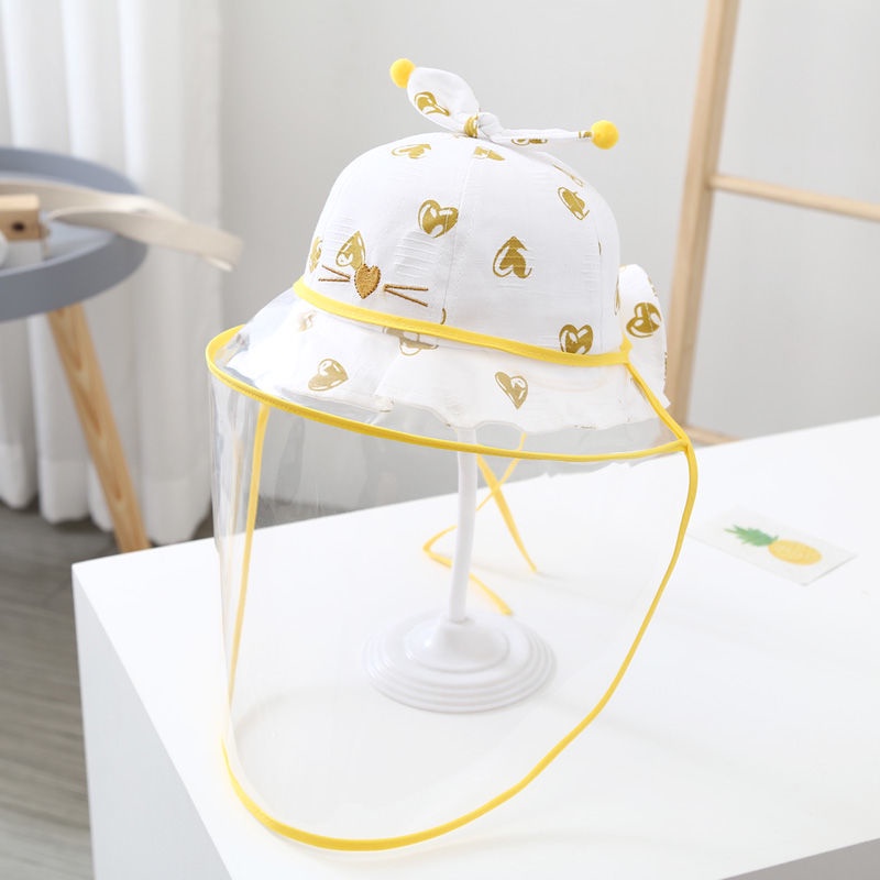 ♛Mũ Chống Nắng Có Tấm Che Mặt Bảo Vệ Chống Dịch Bệnh Cho Trẻ Em