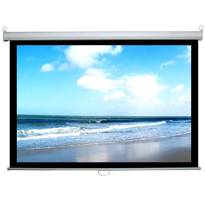 Màn Chiếu Treo Tường 70 inch Kích Thước 1m25 x 1m25 Nhỏ Gọn. Vici Phân phối màn chiếu treo tường chính hãng