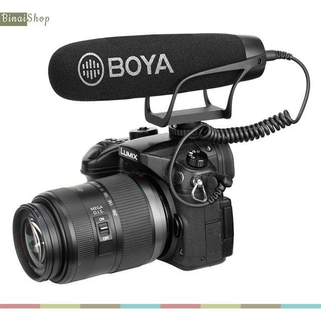 Boya BY-BM2021 - Micro Shotgun Định Hướng Cho Máy Ảnh