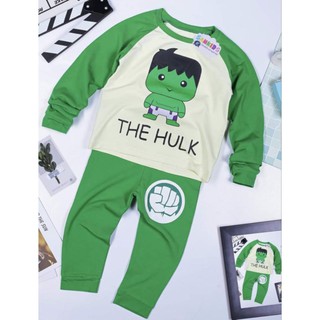 Bộ Dài tay Hulk Chibi SAMKIDS size 3-15