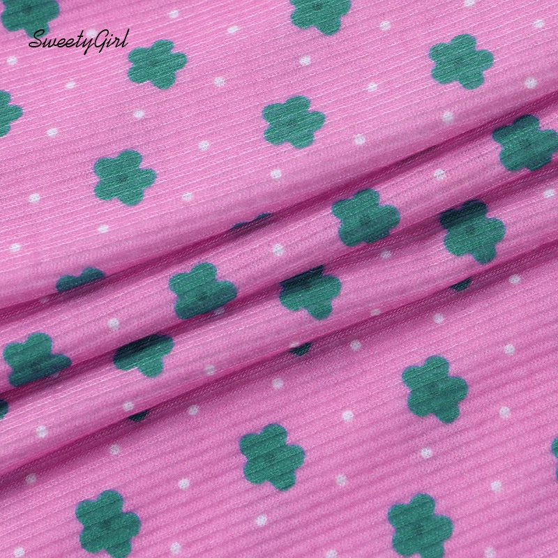 Áo Thun Ngắn Tay Khoét Eo Phối Màu Tương Phản 2022 Họa Tiết Hoa Dễ Thương Thời Trang Cho Nữ