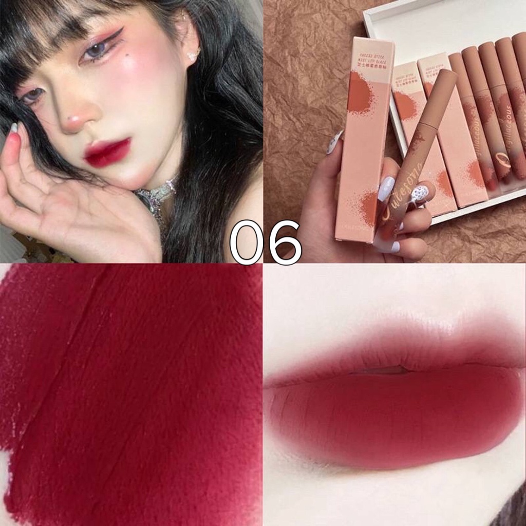 [MUA LÀ NHẬN QUÀ] Son Kem LÌ Son Siêu Mềm Mướt Môi Nhiều Tông Màu Cho Nữ | BigBuy360 - bigbuy360.vn