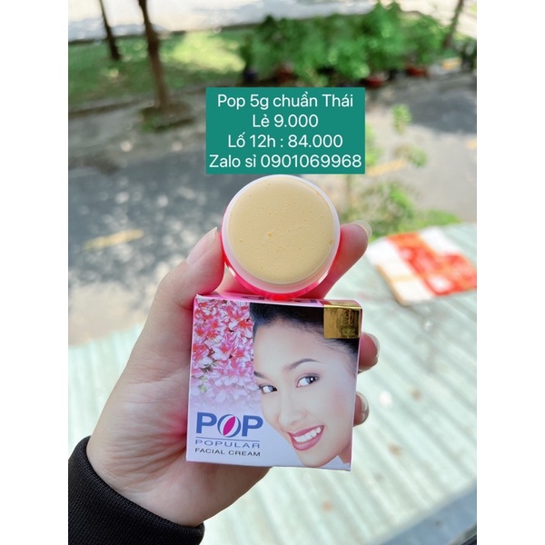 Lẻ kem Pop hồng 4g chuẩn Thái