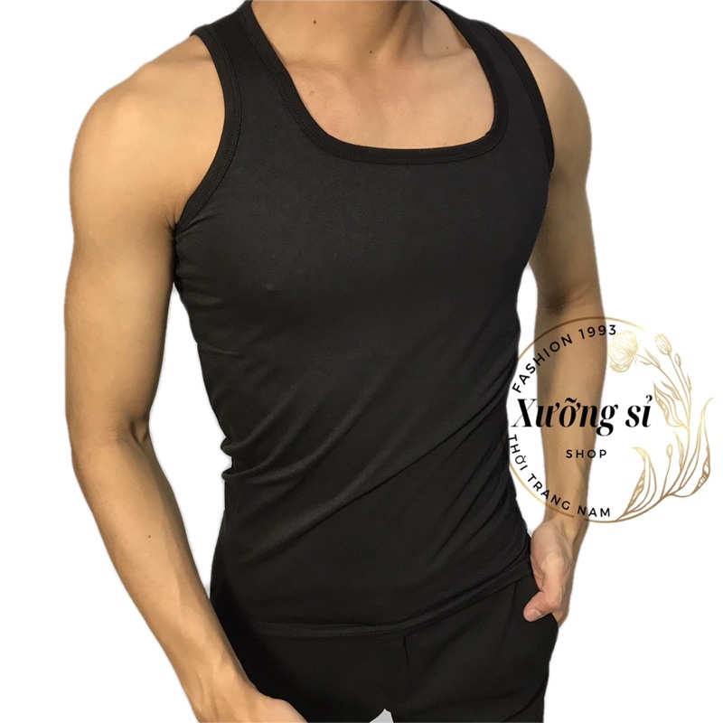 [HCM] SALE OFF ÁO BODY 3 LỖ NAM , COTTON from ôm , vải co giãn thoáng mát 3L03