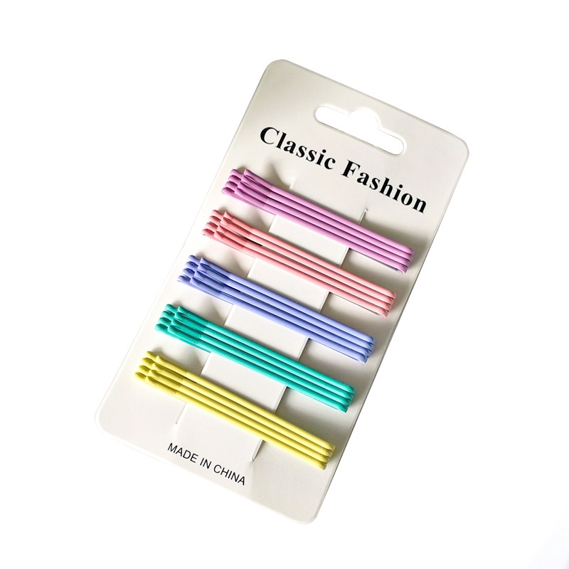 Set 40 Kẹp Tóc Kim Loại Nhiều Màu Phong Cách Hàn Quốc