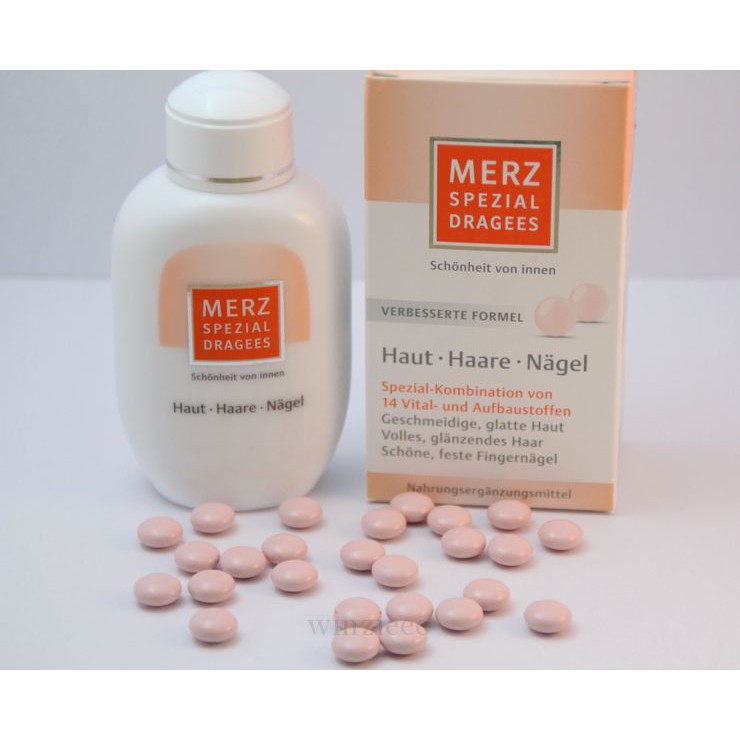 Ngăn ngừa rụng tóc, đẹp da Merz spezial dùng được cả cho mẹ sau sinh 120 Viên