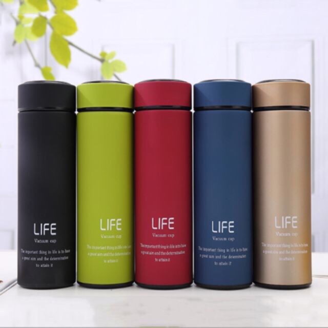 [FREESHIP❤️] BÌNH GIỮ NHIỆT LIFE RUỘT INOX 500ML | BigBuy360 - bigbuy360.vn