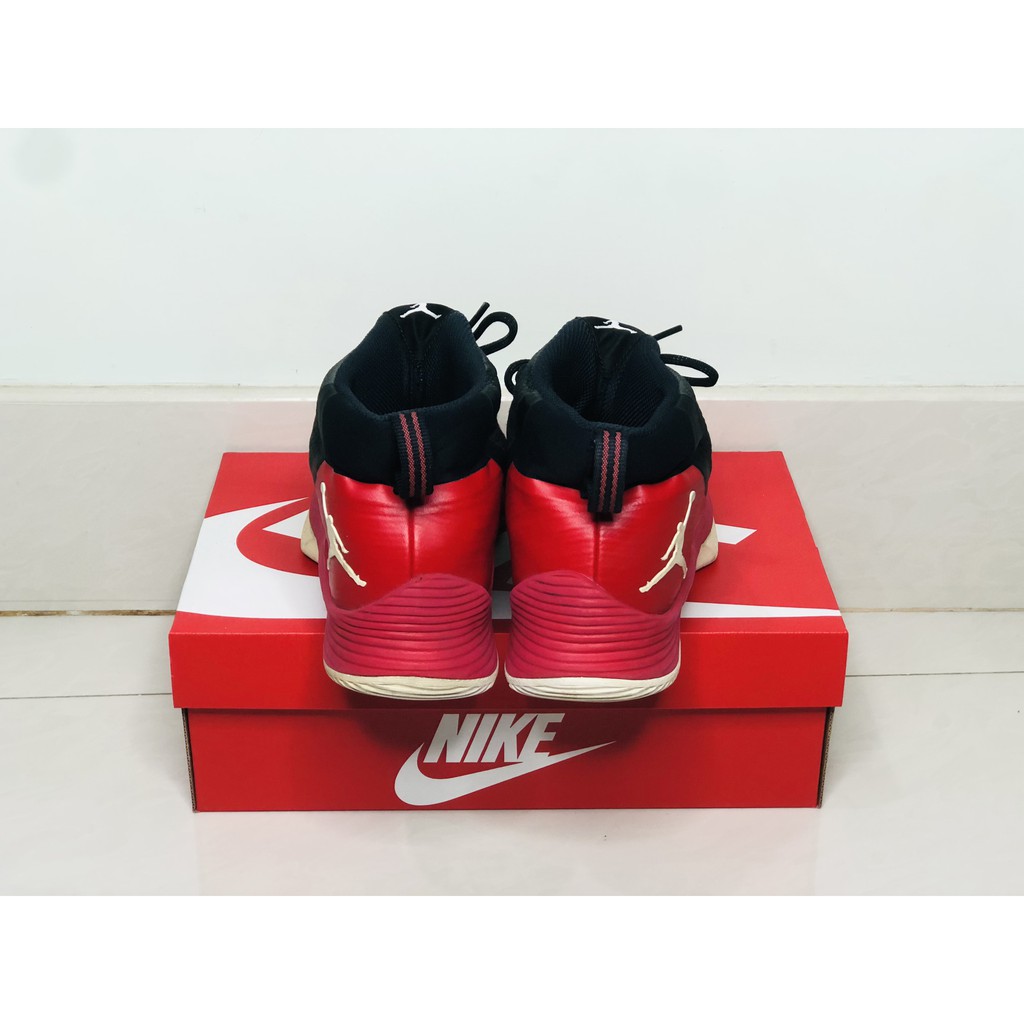 Giày Bóng Rổ Real 2Hand Nike Jordan Ultra Fly 2 X University Red White Black - Size 42