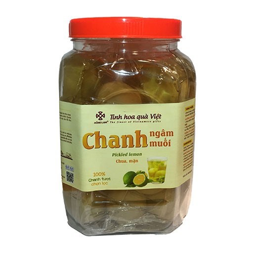 Nước Chanh Ngâm Muối Hồng Lam Vị Chua Mặn Hũ ( 850g 2000kg )