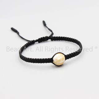 Vòng Tay Thắt Dây Thủ Công Đá Vỏ Trai 10MM, Vòng Tay Phong Thuỷ, Chuỗi Hạt S50 - Bead Art