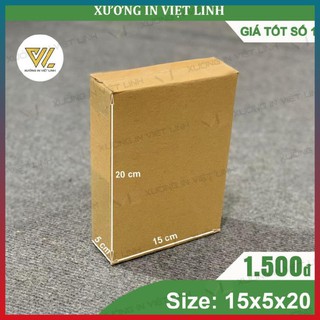 15x5x20 hộp carton đóng hàng - hộp cod gửi hàng