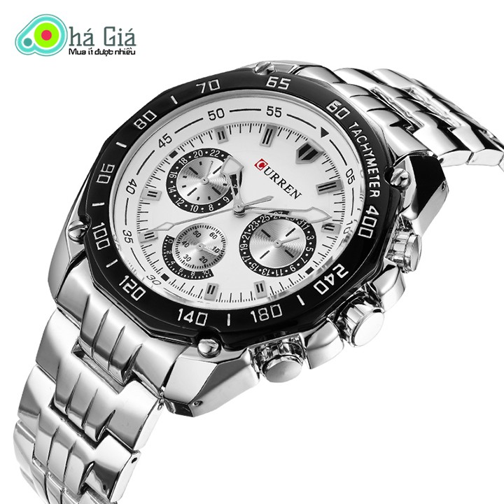 Đồng Hồ Nam Curren 8077 Dây Sắt