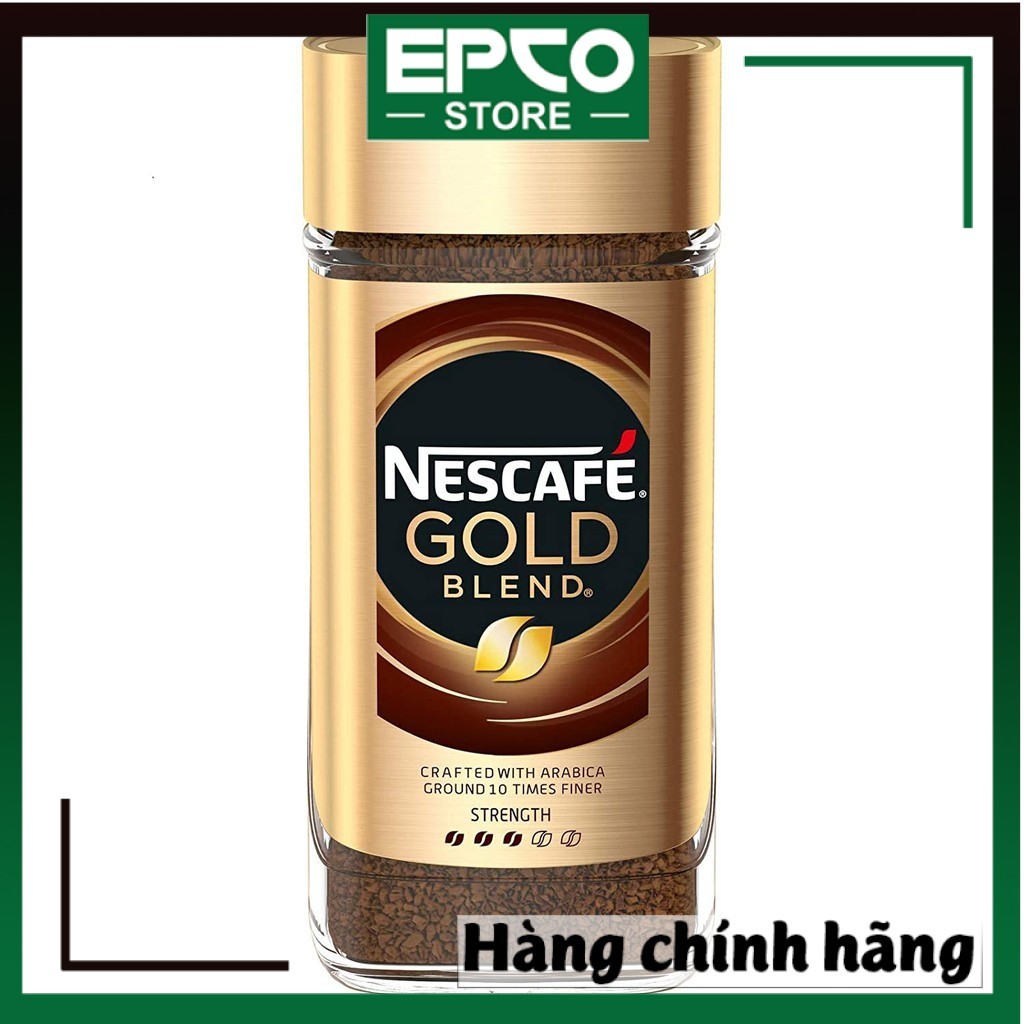 CÀ PHÊ CAO CẤP NESCAFE GOLD BLEND HŨ 200g