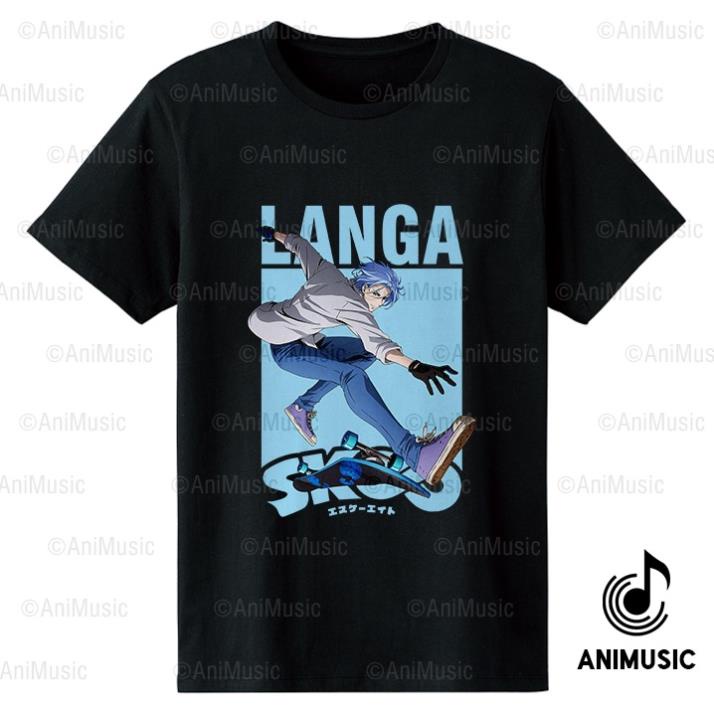 Áo thun SK8 the Infinity Langa (Black) ngắn tay
