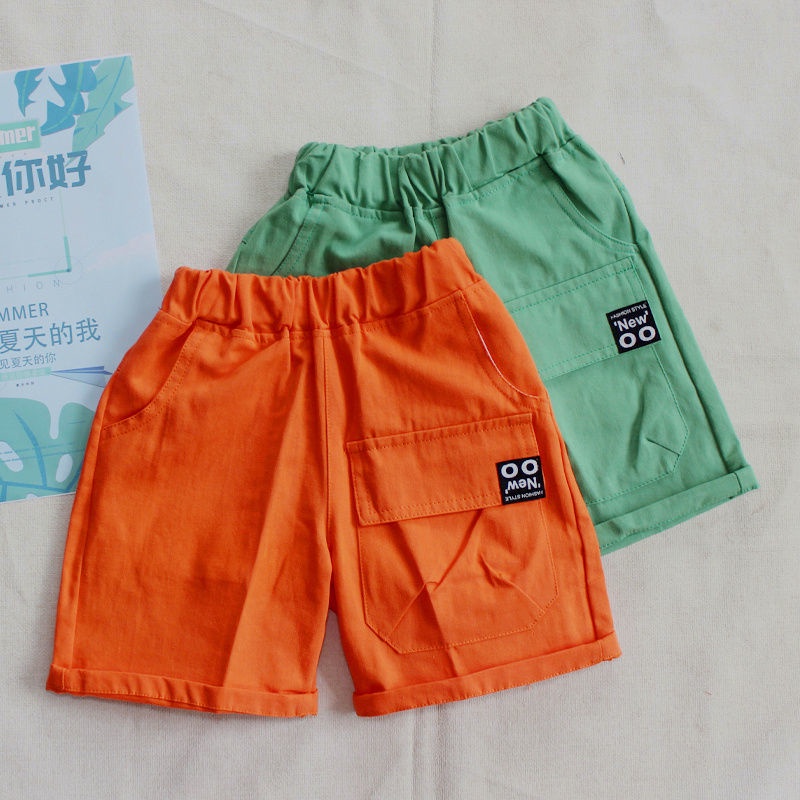 Quần Short Cotton Ống Rộng Thời Trang Mùa Hè Dành Cho Bé Trai