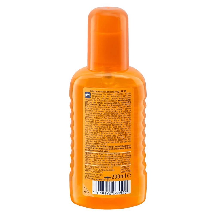 Kem chống nắng Sundance 200ml dạng xịt SPF 50 chính hãng Đức- Shop Dalavii