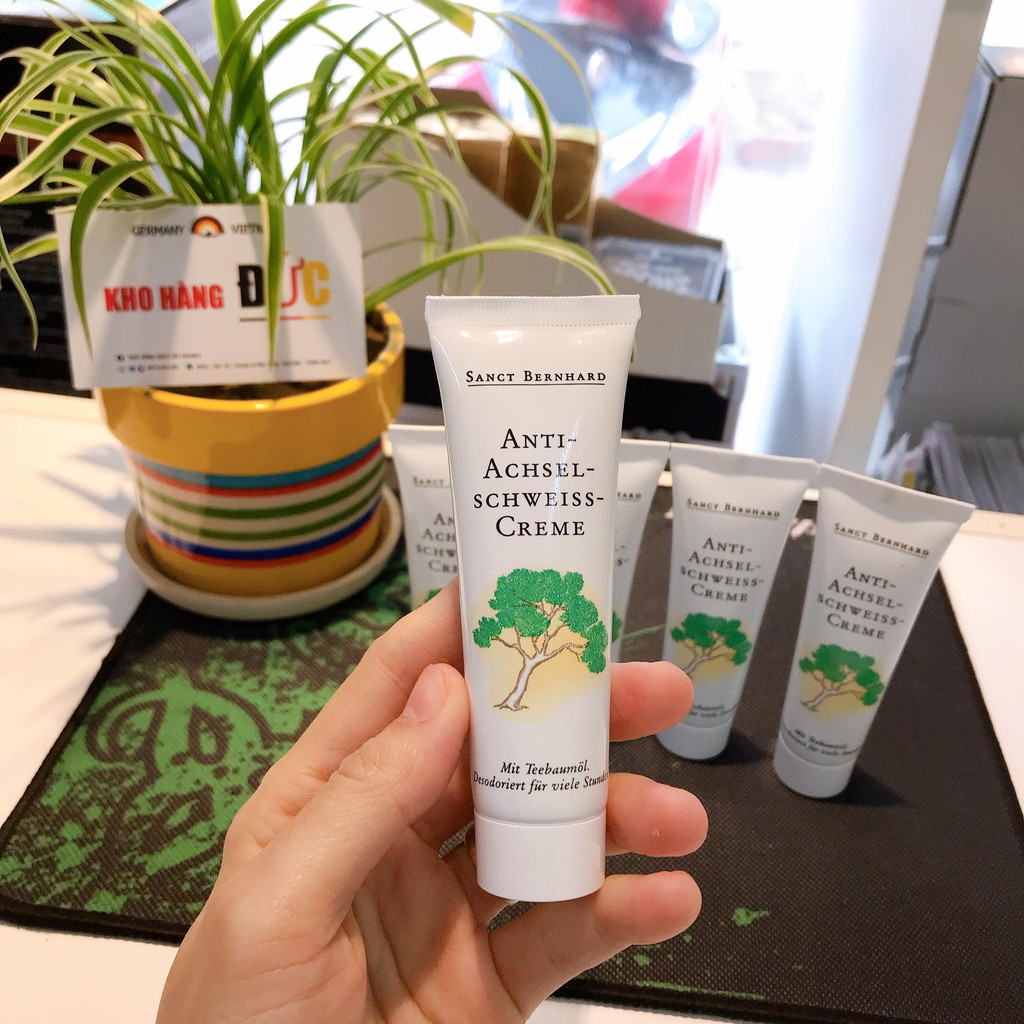 Bill Đức, che tên- Kem Thảo Mộc chống hôi nách Sanct bernhard 100ml- Hàng Đức