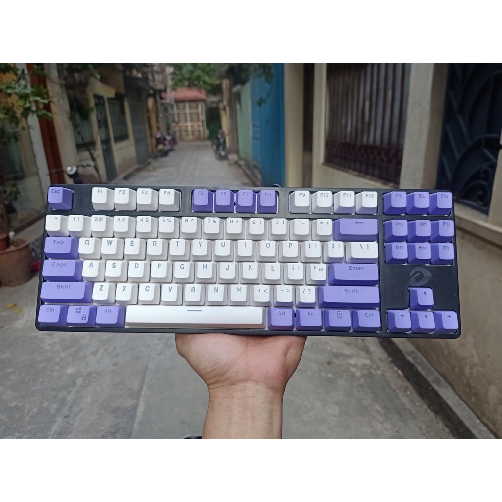 Nút keycap thay cho bàn phím cơ Dareu EK880 chất liệu ABS và PBT 87 nút