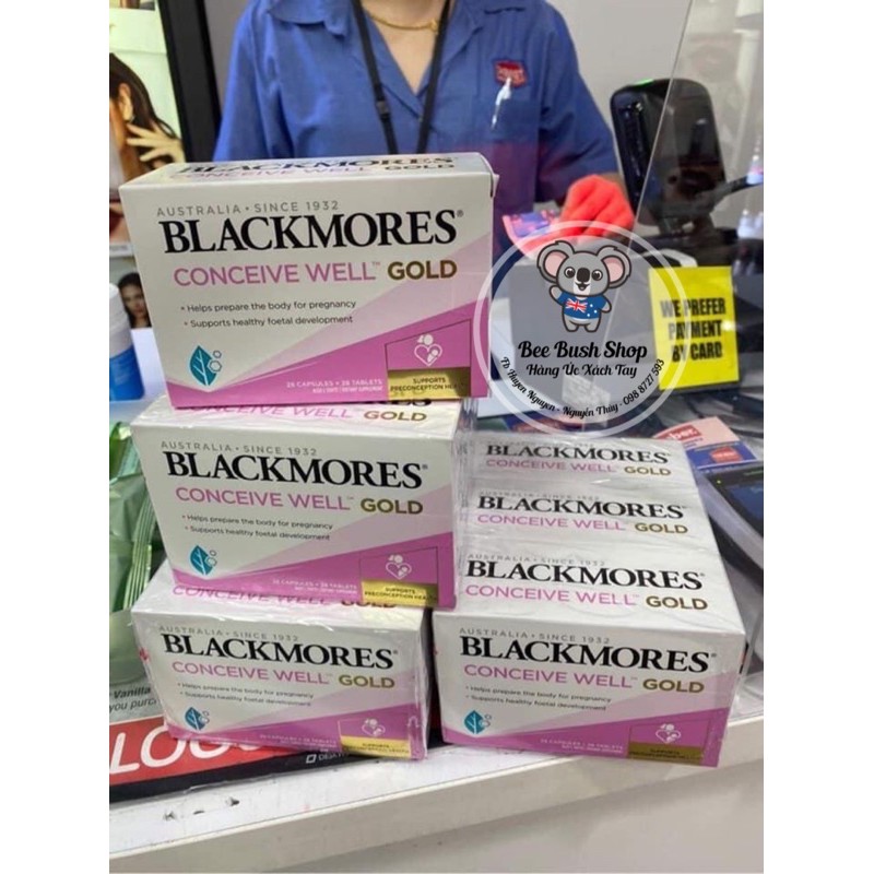 Tăng thụ thai blackmores mẫu mới nhất trên ảnh bìa