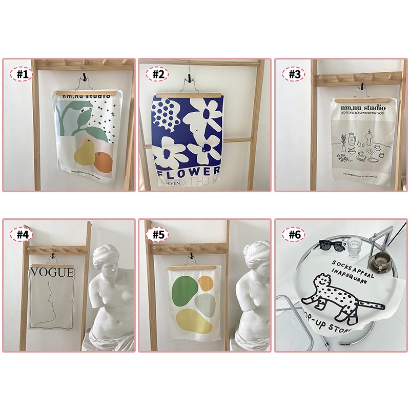 Thảm nhỏ treo tường phong cách Bắc Âu đơn giản