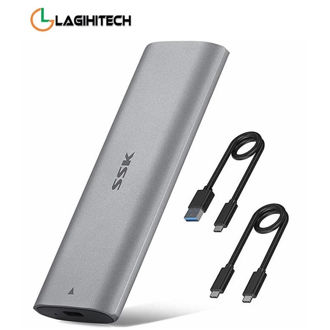 *LAGIHITECH* Box SSK Chuyển Đổi M2 NVME/SATA To USB C - Bảo hành 6 tháng