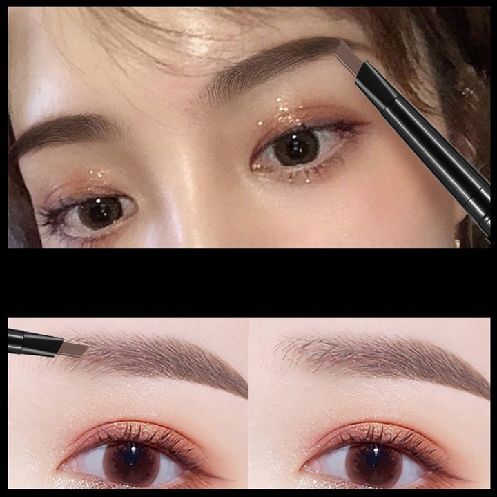 Chì kẻ mày 2 đầu Lameila 826 đầu bút mềm, dễ vẽ, đường kẻ mảnh, rõ nét, không trôi