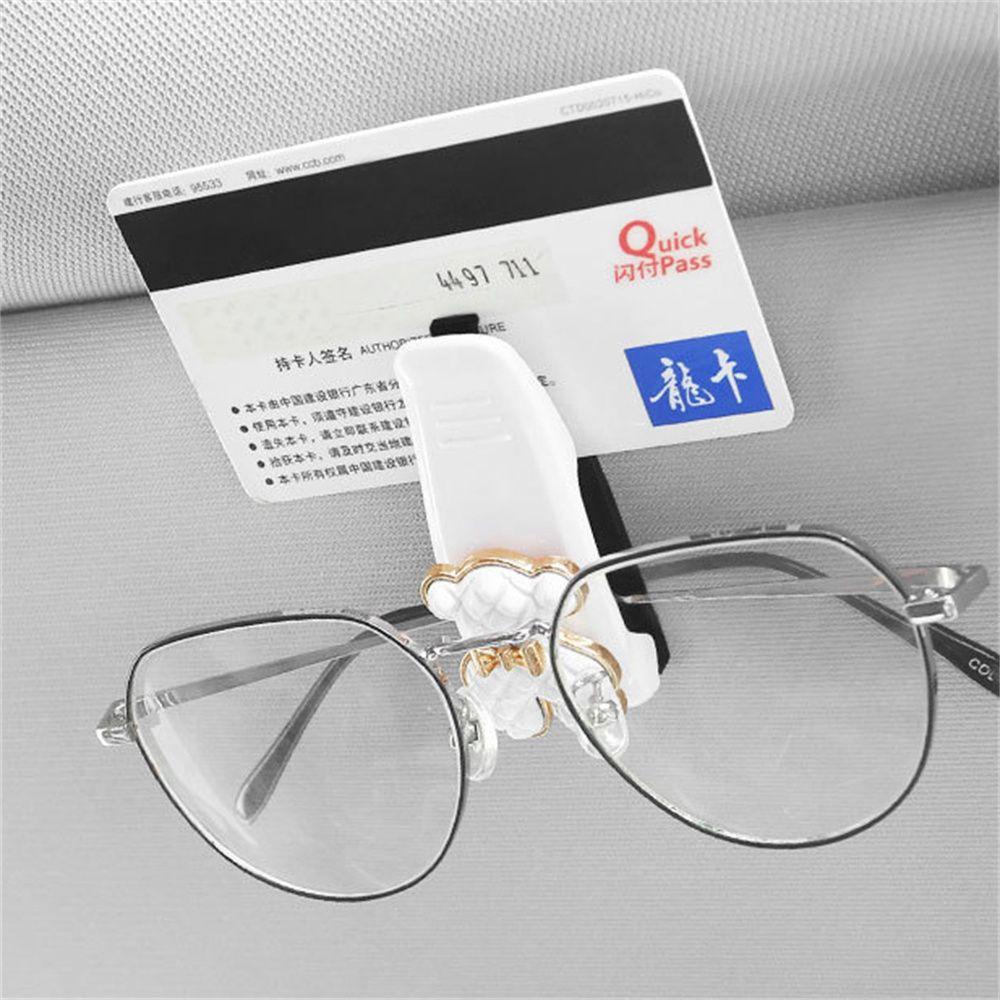 Giá Đỡ Mắt Kính Kẹp Tấm Che Nắng Bằng Nhựa Đa Năng