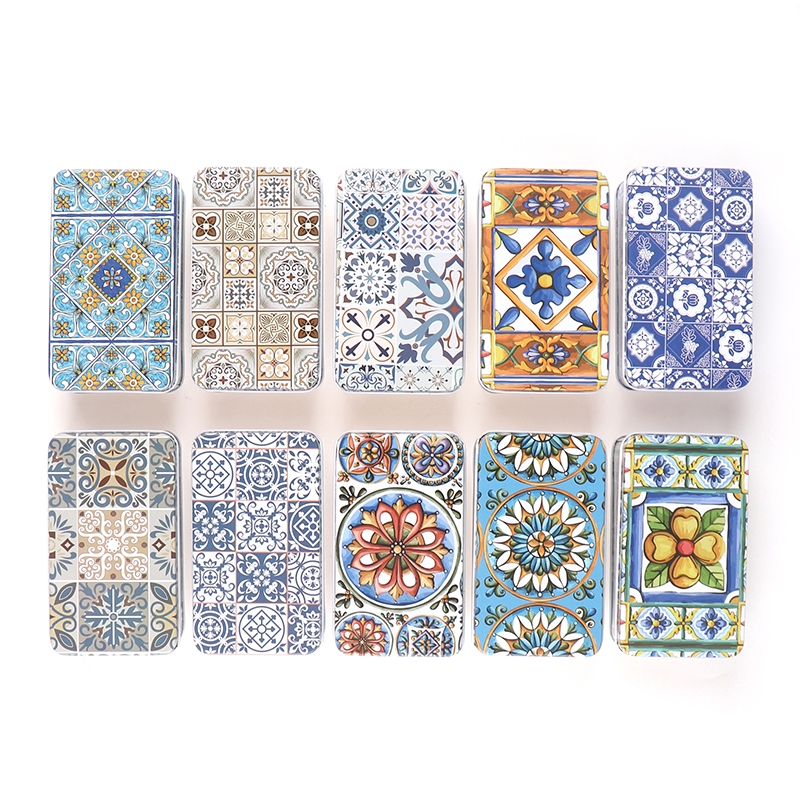 Hộp Thiếc Đựng Trang Sức Hình Chữ Nhật 11.5 * 6.5 * 4Cm