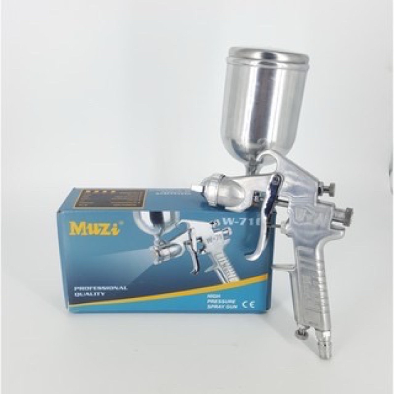 SÚNG PHUN SƠN W71 MUZI , LỖ PHUN 1.3mm PHUN OTO , xe máy