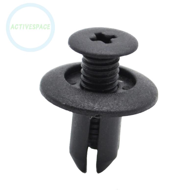 Bộ 100 cái đinh tán bằng nhựa 8mm cho xe hơi