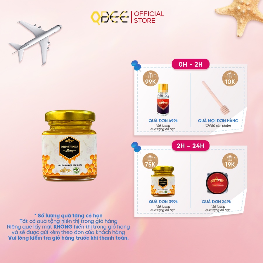 Mật ong mix Tinh bột nghệ 50ML