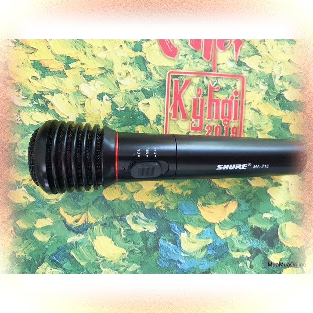 MẪU Micro Karaoke SHURE MA-210 Không Dây MỚI RẺ