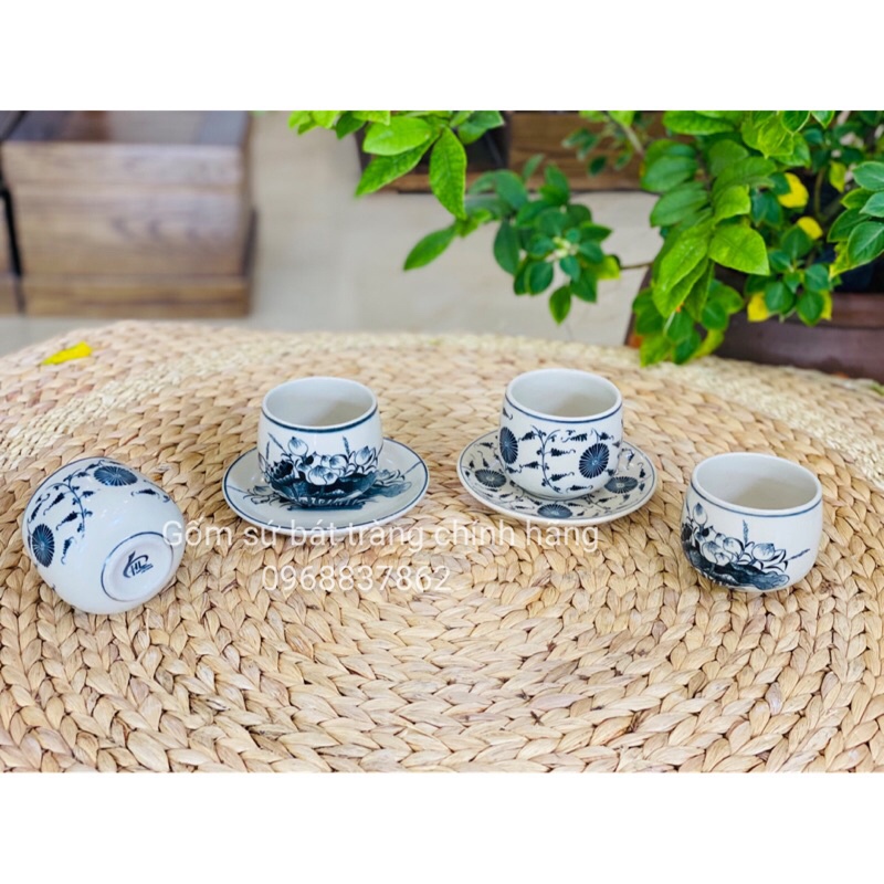 Cốc uống trà men dạn bát tràng