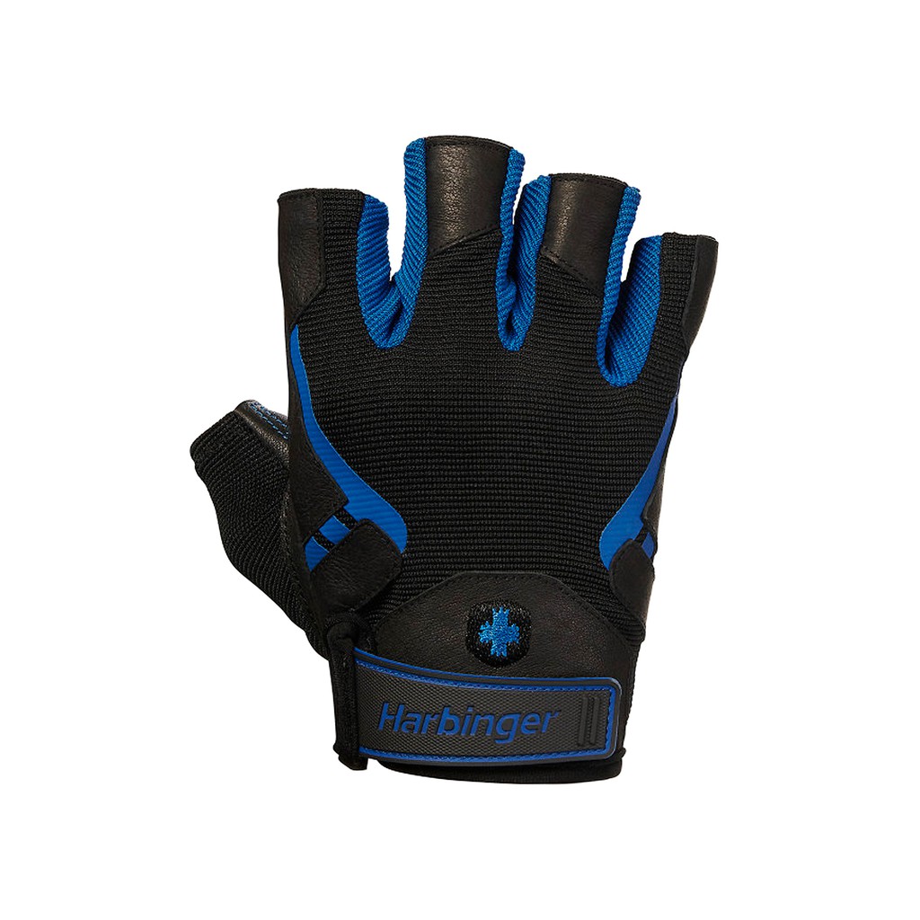 Găng tay tập gym nam Harbinger M_Pro Gloves_Black-Blue