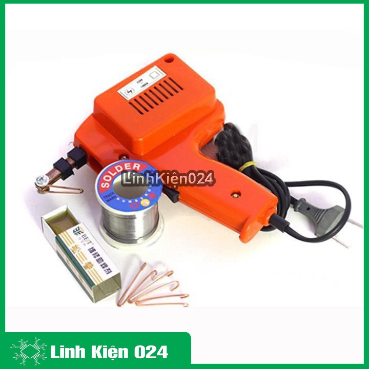 Mỏ Hàn Xung 220V-100W Chuẩn ( Tặng 01 thiếc OK 100g, 01 hộp nhựa thông, 03 mũi hàn xung )