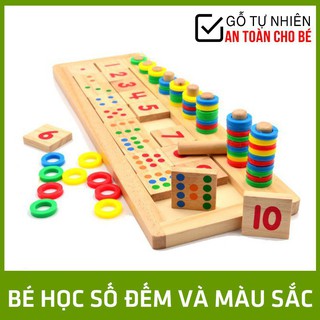 [Shopee Trợ Giá] Đồ Chơi  Giáo Dục - Bảng Học Đếm Bảng Học Toán Cơ Số 10