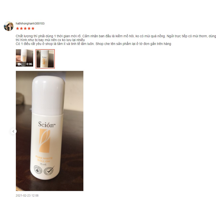 [Hàng chính hãng] Lăn Khử Mùi Scion, Lăn Nách Scion Pure White Roll On Nu Skin, Mua Lăn Nách Chính Hãng | BigBuy360 - bigbuy360.vn
