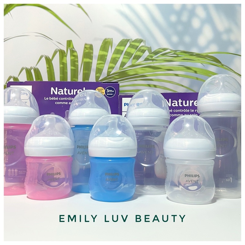Bình sữa Avent Natural chống đầy hơi 125ml/260ml/330ml